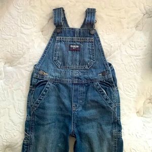 Vintage OshKosh B'gosh Overalls Children’s Denim Overalls. Size 18M.